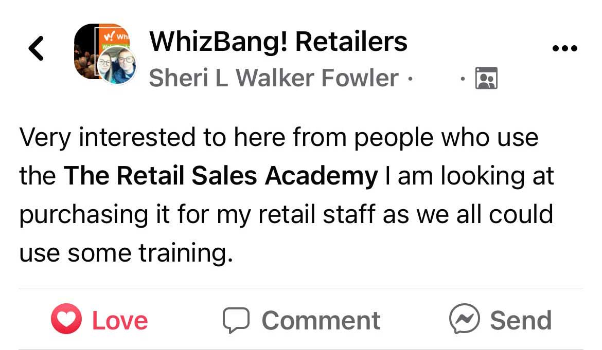Sheri Fowler Retail Sales Training Review